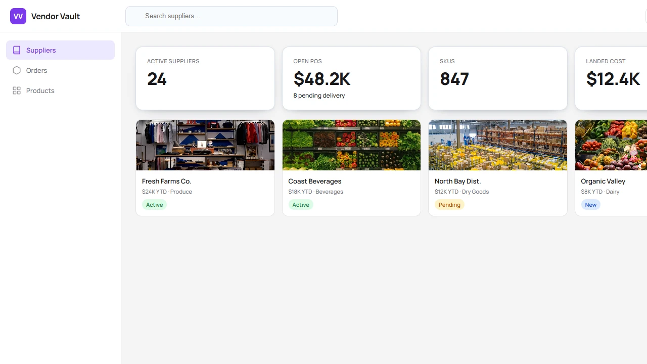 Vendor Vault — Overview